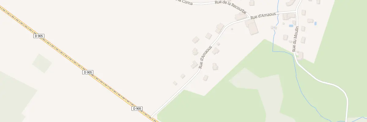 Plan du 24 Rue d’Amaous à Biarne