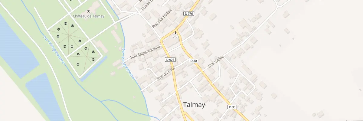 Plan du 3 Rue Saint-vallier à Talmay