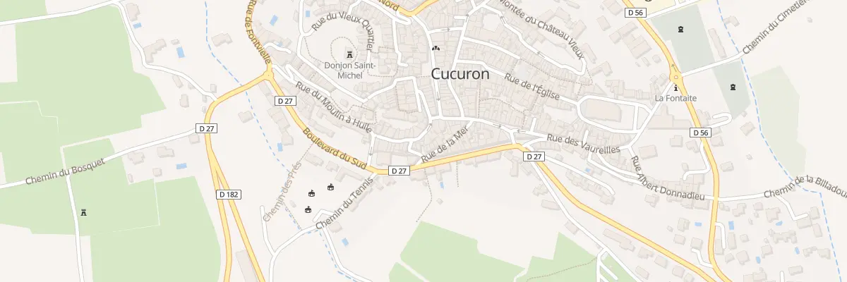 Plan du 5938 Rue du Portail de Ginoux à Cucuron