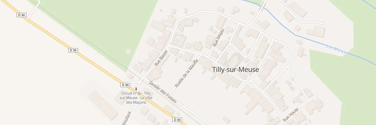 Plan du 8 Gr Grande Rue à Tilly-sur-Meuse