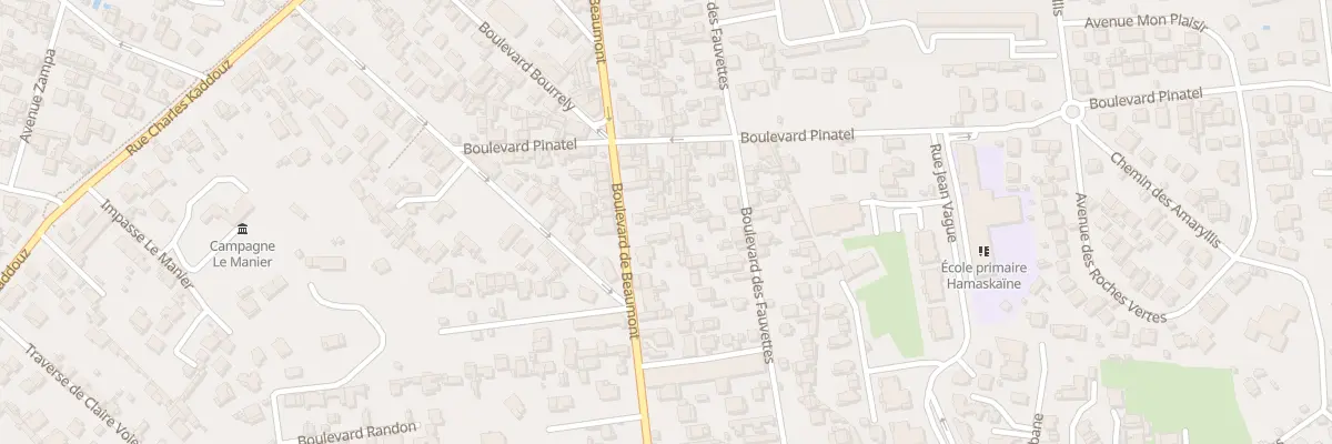 Plan du 96 Bd de Beaumont à Marseille 12e Arrondissement
