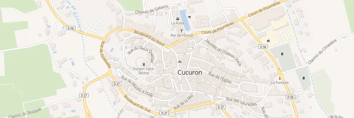 Plan du 5585F Rue Leonce Brieugne à Cucuron