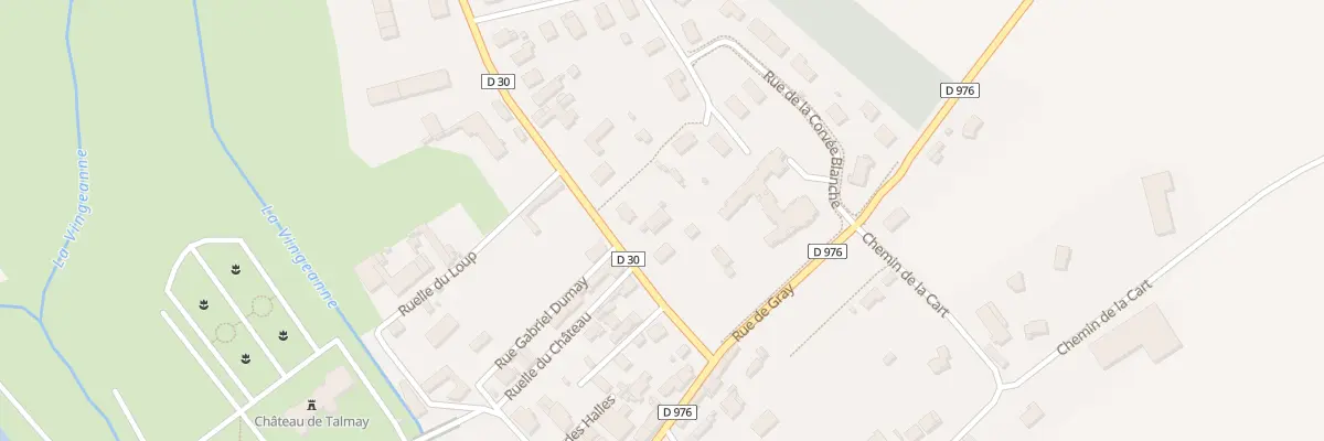 Plan du 6 Rte de Renève à Talmay