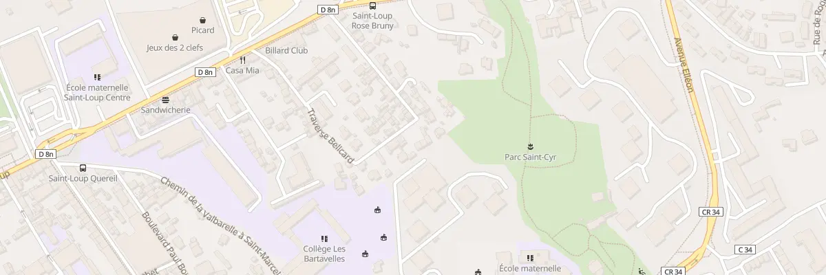 Plan du 33B Tsse Rose Bruny à Marseille 10e Arrondissement