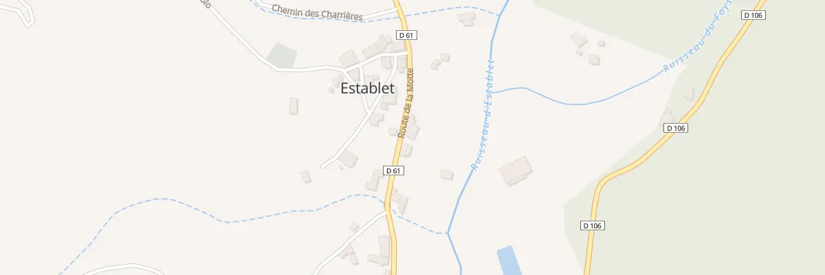 Plan du 394 Rte de la Motte à Establet