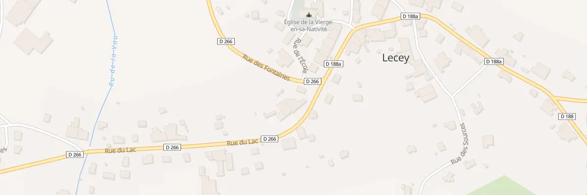 Plan du 2 Rue du Lac à Lecey