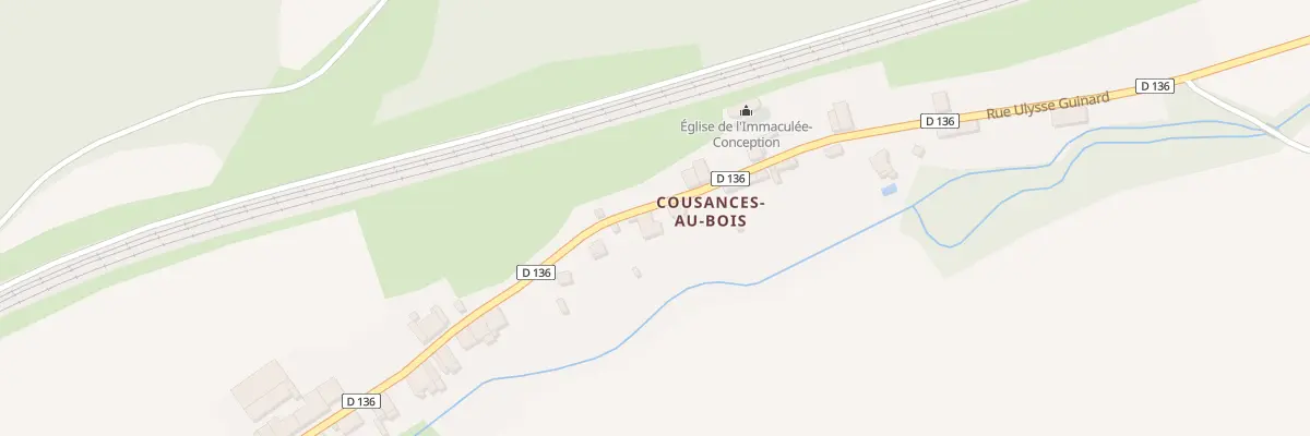 Plan du 16 Rue Ulysse Guinard à Cousances-lès-Triconville