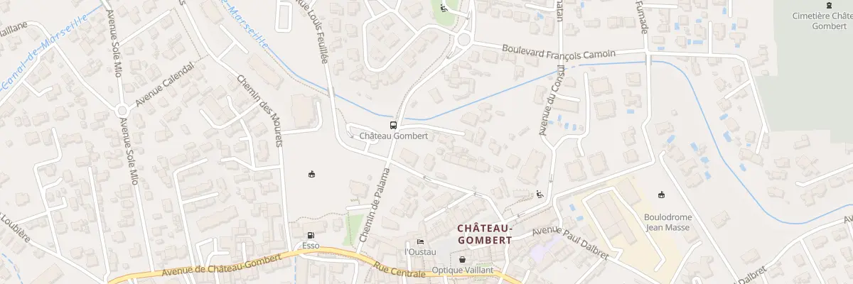 Plan du 24 Che de Palama à Marseille 13e Arrondissement