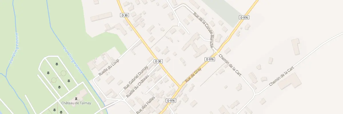 Plan du 4 Rte de Renève à Talmay