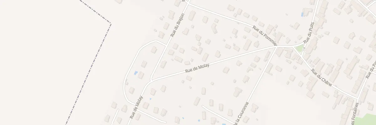 Plan du 12 Rue de Molay à Gevry
