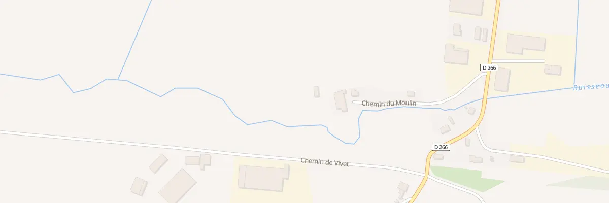 Plan du 12 Che du Moulin à Neuilly-l’Évêque