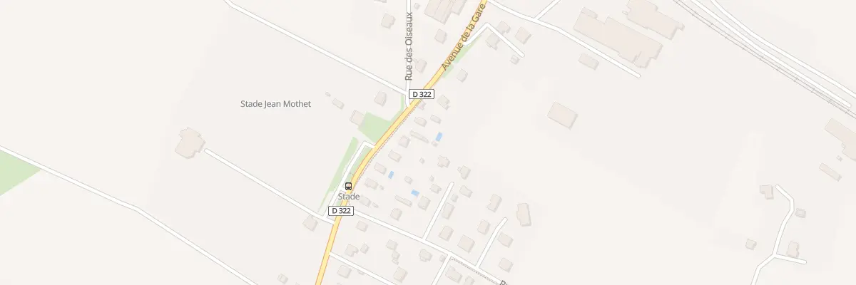 Plan du 28 Av de la Gare à Champvans