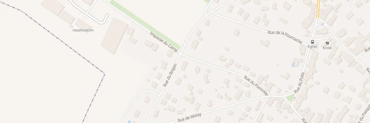 Plan du 9 Rue du Brejon à Gevry