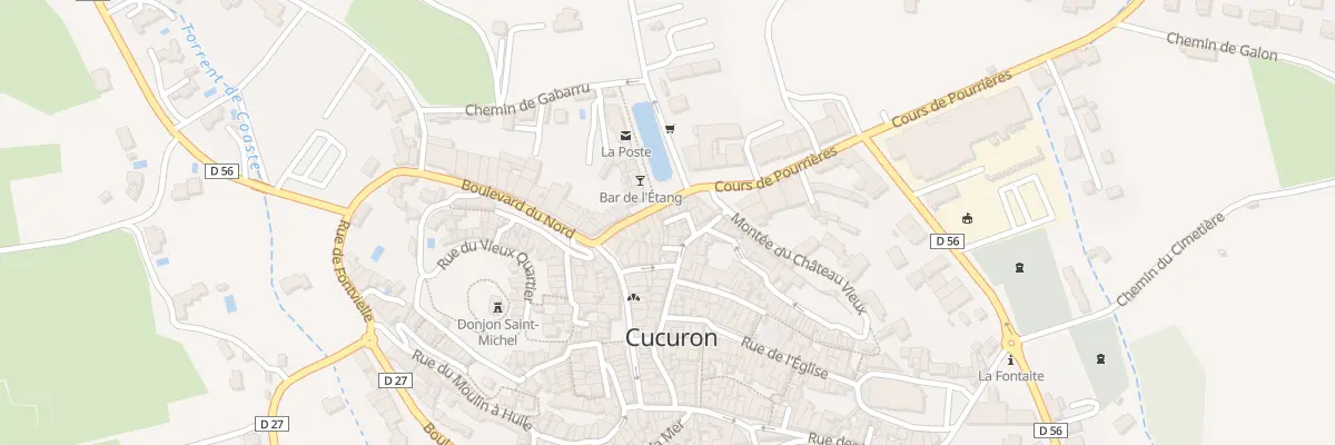 Plan du 50 Rue Intendant Gal Deranque à Cucuron