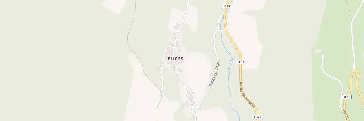 Plan du 9005 Buges à Saint-Rambert-en-Bugey