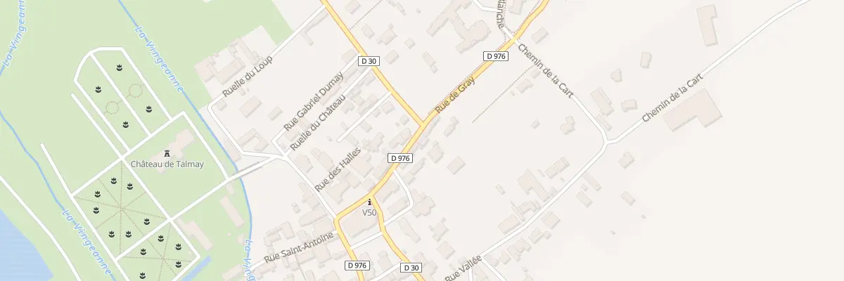 Plan du 8A Rue de Gray à Talmay