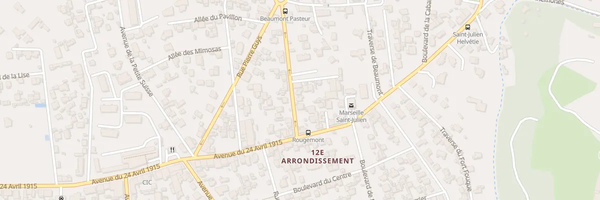 Plan du 10 Bd de Beaumont à Marseille 12e Arrondissement