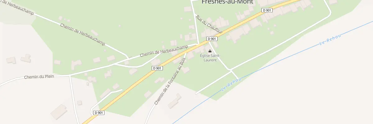 Plan du 2 Che de la Fontaine au Bois à Fresnes-au-Mont