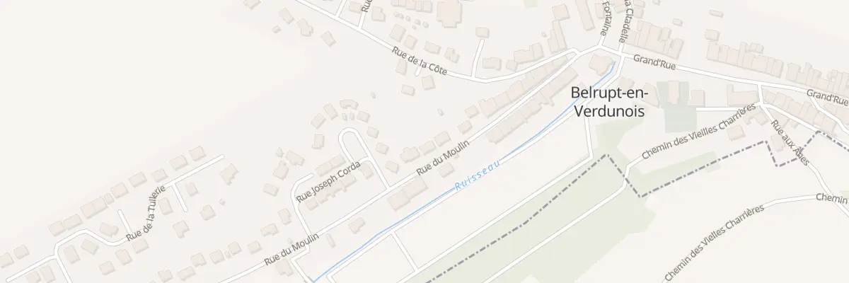 Plan du 18 Rue du Moulin à Belrupt-en-Verdunois