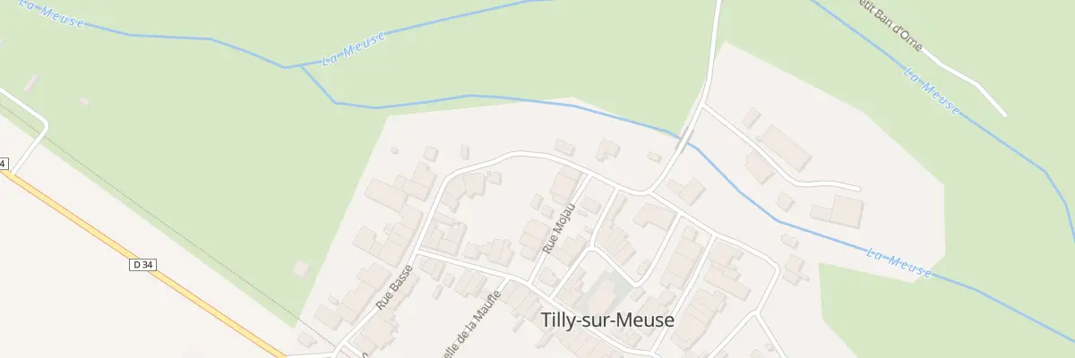Plan du 11 Rue Mojau à Tilly-sur-Meuse