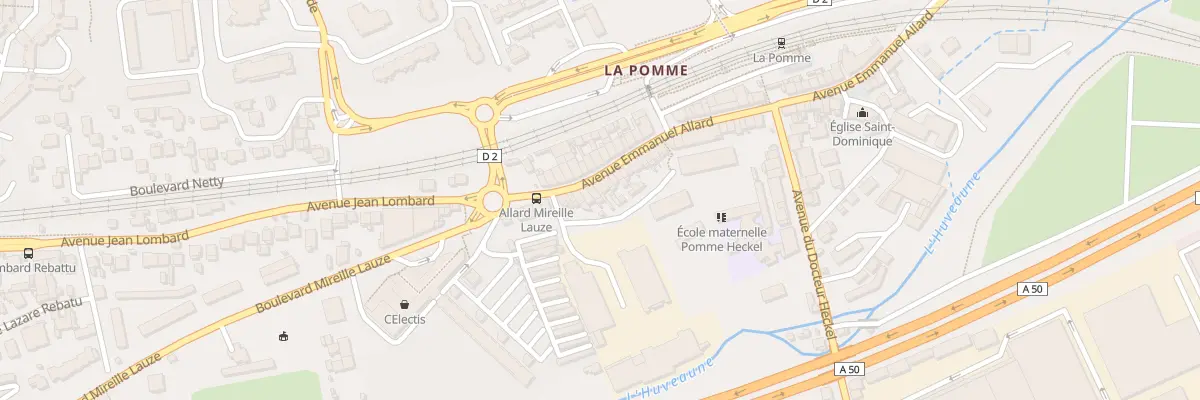 Plan du 22 Av Emmanuel Allard à Marseille 11e Arrondissement