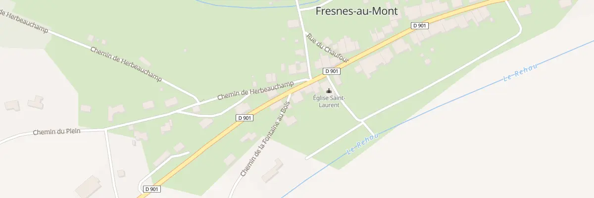 Plan du 8 Rue des Tassons à Fresnes-au-Mont