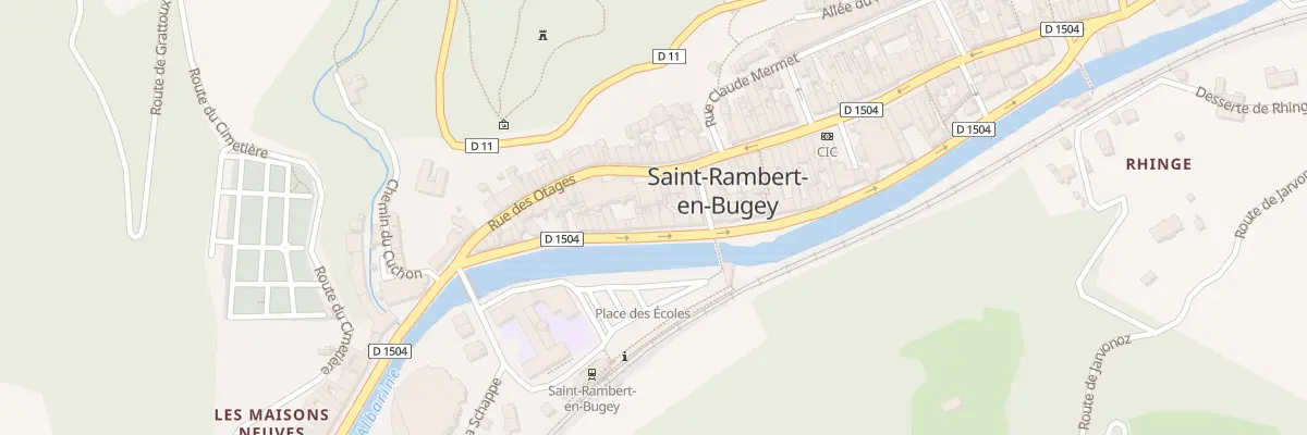 Plan du 11 Quai Lucien Franc à Saint-Rambert-en-Bugey