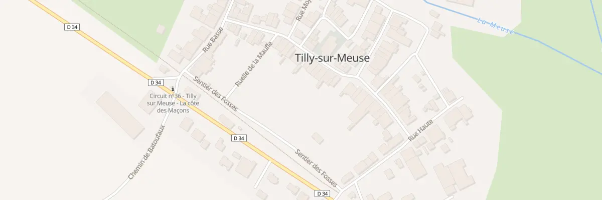 Plan du 24 Gr Grande Rue à Tilly-sur-Meuse