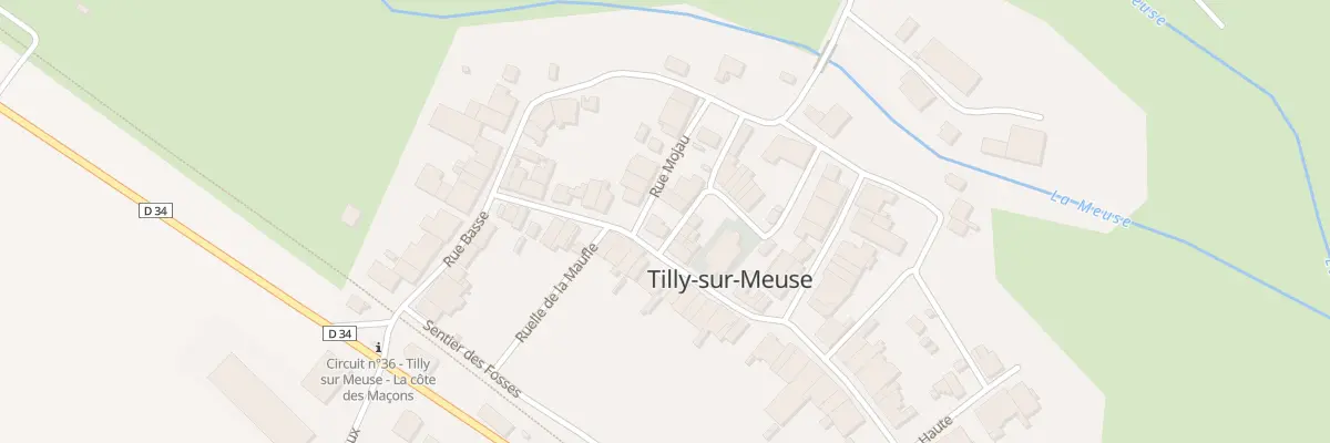 Plan du 15 Gr Grande Rue à Tilly-sur-Meuse
