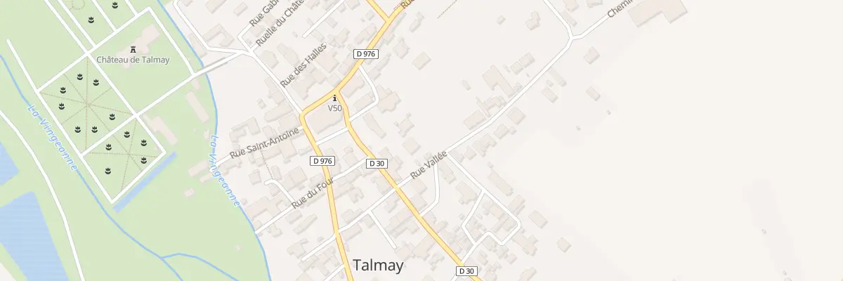 Plan du 11 Rue Vallée à Talmay