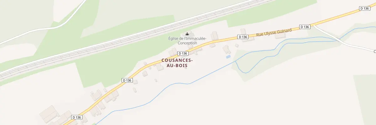 Plan du 20 Rue Ulysse Guinard à Cousances-lès-Triconville