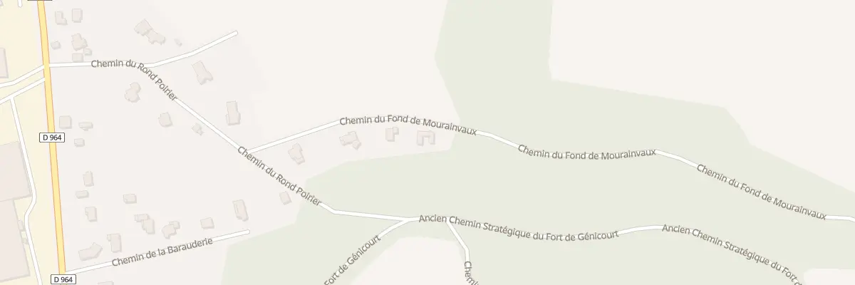 Plan du 8 Che du Fond de Mourainvaux à Dieue-sur-Meuse