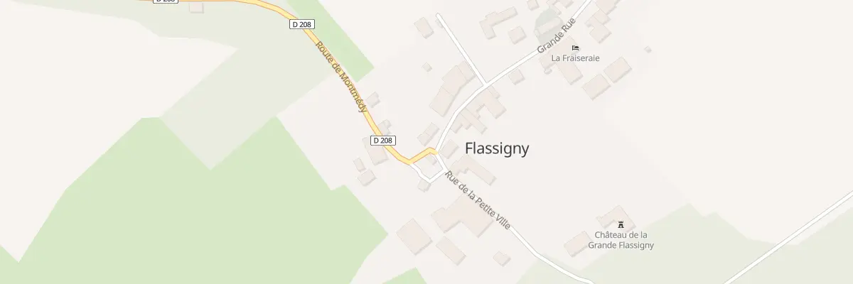 Plan du 7 Gr La Grande Rue à Flassigny