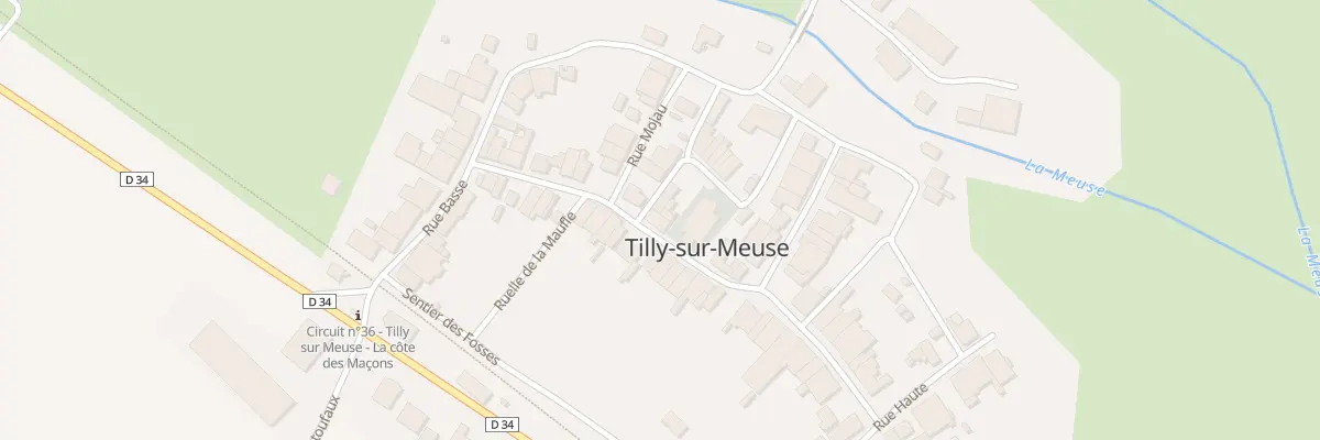 Plan du 17 Gr Grande Rue à Tilly-sur-Meuse