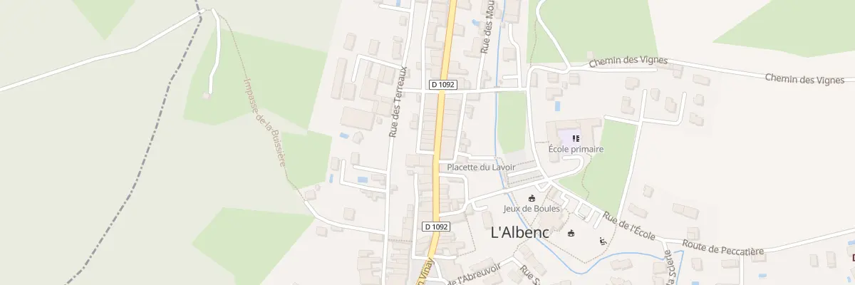 Plan du 30 Rue Jocelyn à L’Albenc