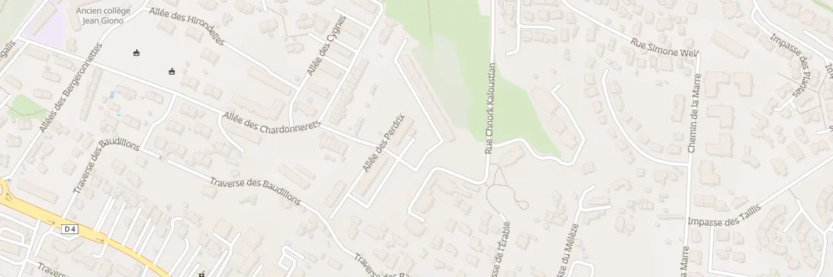 Plan du 2 Res Saint Theodore à Marseille 13e Arrondissement