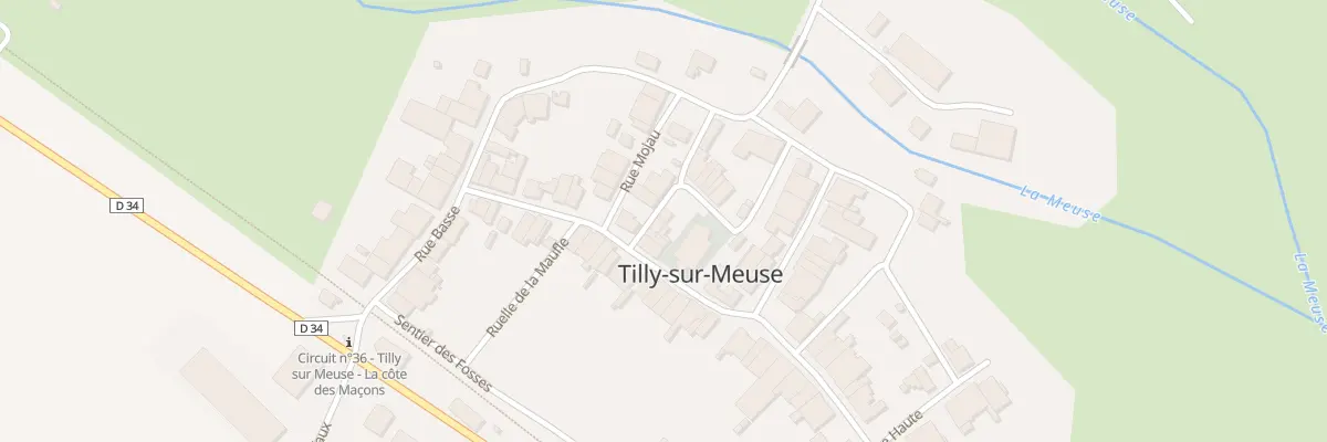 Plan du 4 Rue de Derriere l’Eglise à Tilly-sur-Meuse