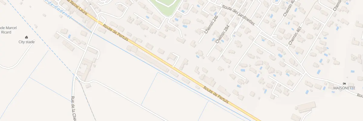 Plan du 263 Rte de Pertuis à Villelaure