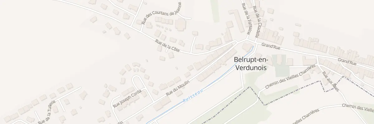Plan du 14 Rue du Moulin à Belrupt-en-Verdunois