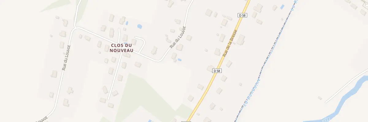 Plan du 112 Rue du Louvot à Nance