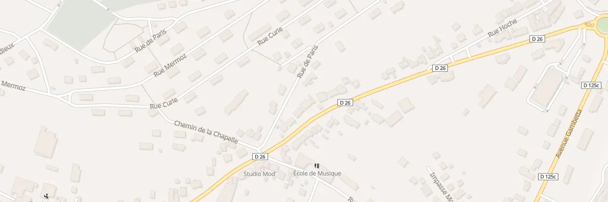 Plan du 35 Rue de la République à Chalindrey