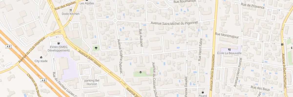 Plan du 5 Rue Aubanel à Aix-en-Provence