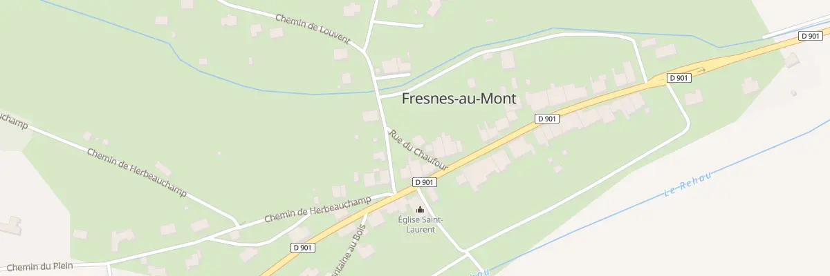 Plan du 2 Rue du Chaufour à Fresnes-au-Mont