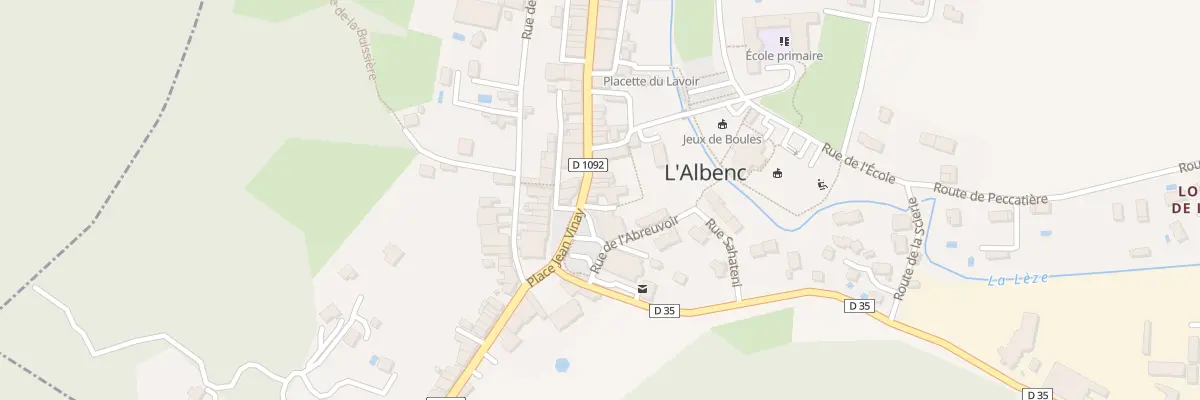Plan du 5191 Le Bourg de l’Albenc à L’Albenc
