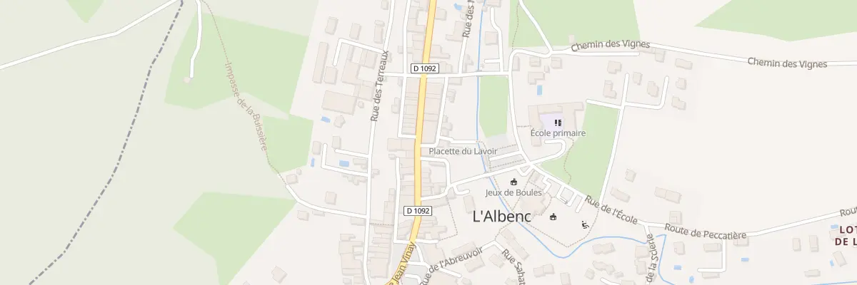 Plan du 5 Rue du Pressoir à L’Albenc