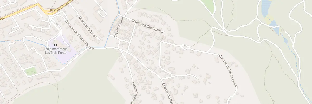 Plan du 17 Che de Sainte Croix à Marseille 10e Arrondissement