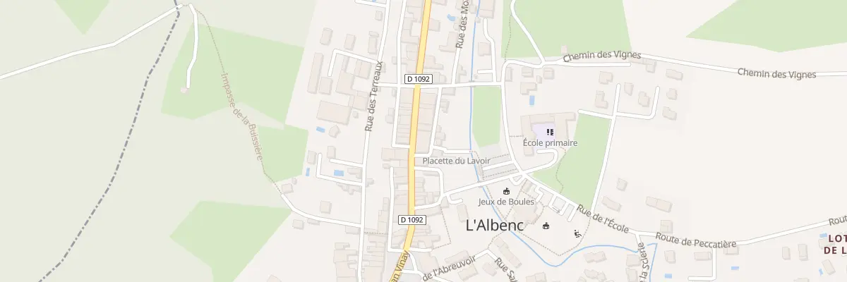 Plan du 6026 Rue du Pressoir à L’Albenc