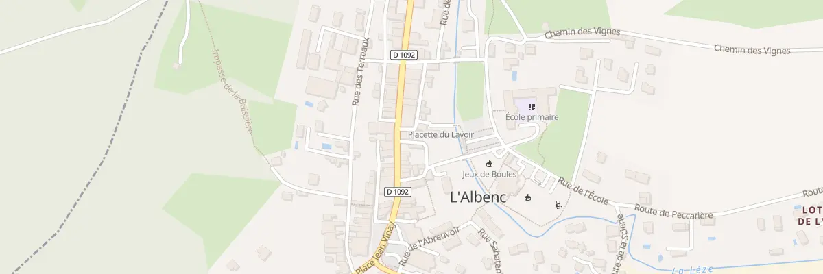 Plan du 16 Rue du Pressoir à L’Albenc