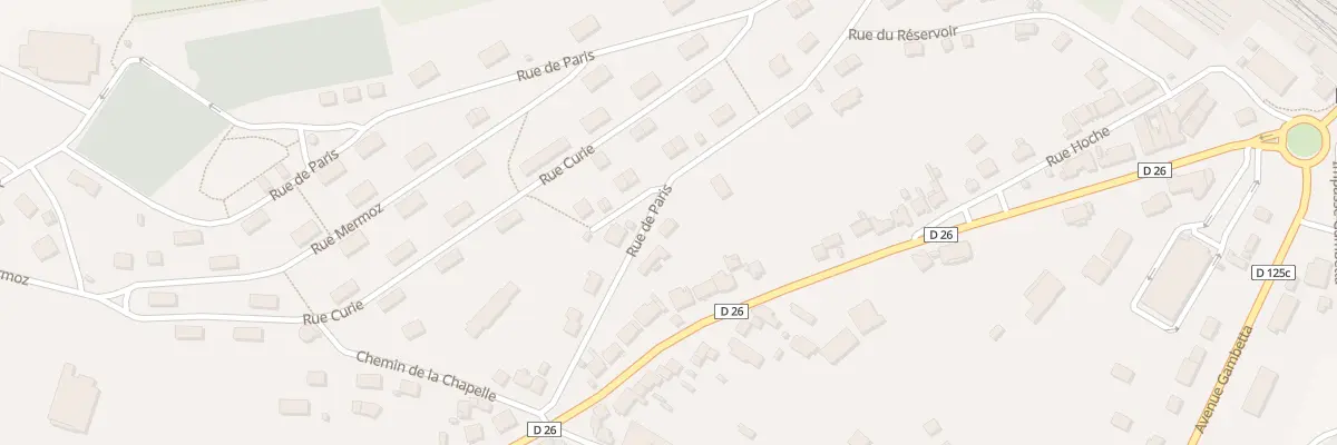 Plan du 2 Rue de Paris à Chalindrey
