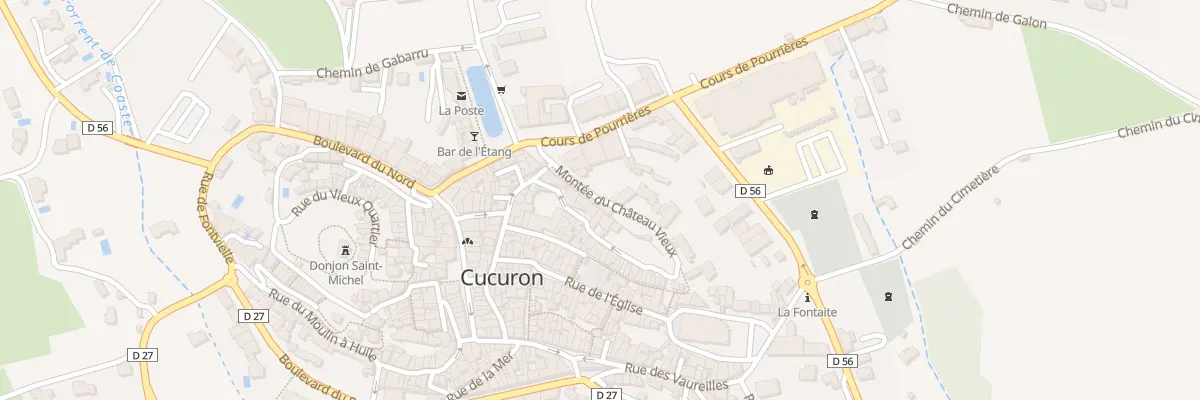 Plan du 6868F Rue du Chateau Vieux à Cucuron